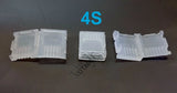 4S JST-XH balance connector plug saver, transparent plastic housings, multiple pieces