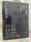 Panasonic Lumix DMC-ZS1 Digital 10MP Camera w Battery, Manuals Charger Leica Box