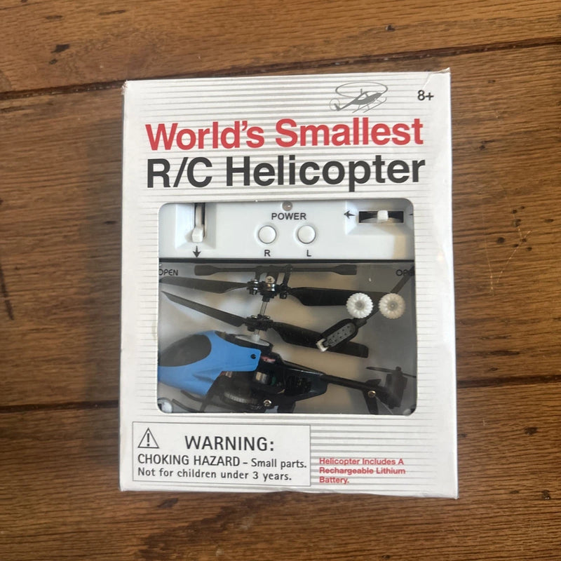 World¡¯s Smallest R/C Helicopter Blue