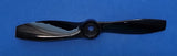 Black nylon propeller blade with center hub
