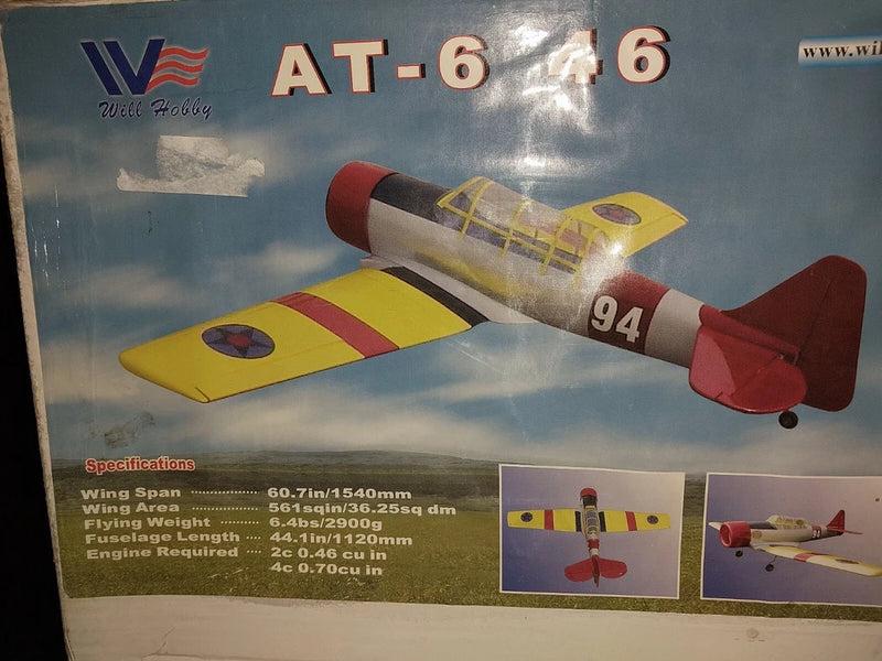 Will Hobby..RAIDO CONTROL RC AT-6 TEXAN ARF.