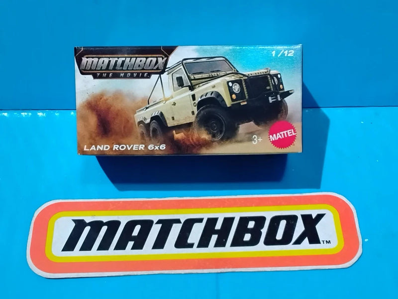 2026 MATCHBOX THE MOVIE SERIES NEW MODEL #1 2007 LAND ROVER 6x6 OFF-ROAD TRUCK