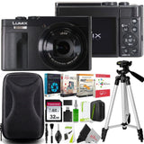 Panasonic Lumix ZS99 20.3MP Digital Camera (Black) Advanced Accessory Bundle