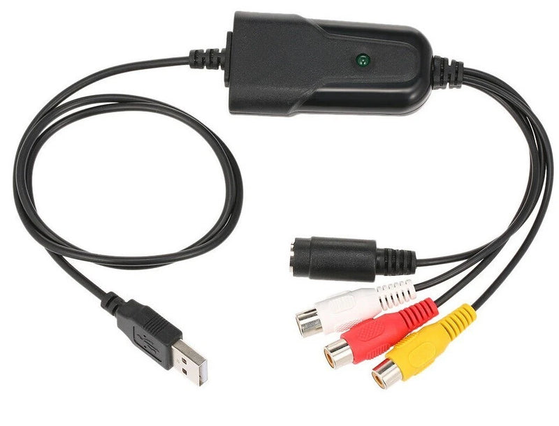 USB Video Digitizer MEPG2 WMV DVR Adapter For PC ?URCA AV Input S-Video Input