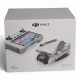 DJI Mini 3 drone with DJI RC controller and box packaging
