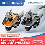 4k HD ESC Camera Fpv WiFi Drones With Obstacle Avoidance Rc Helicopter Toys Gift