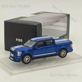 Fine Works64 1/64 F-150 Shelby Pickup Truck Blue With Accessories Diecast Model