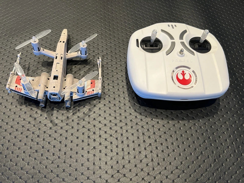 Star Wars Propel drone for parts with white remote controller; no charger included