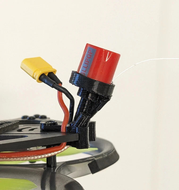3D Printed VTX Lollipop Antenna Mount for DarwinFPV CineApe25 FPV Drone