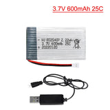 1¡Á 3.7V 600mAh 25C Lipo Battery with charger For Syma X5c X5c-1 X5 RC Quadcopter
