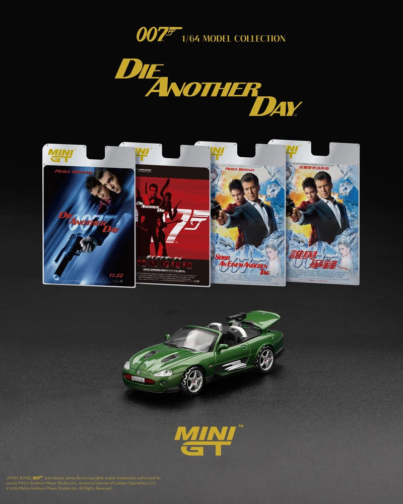 1:64 Jaguar XKR "Die Another Day" -- Green -- James Bond Collection -- Mini GT