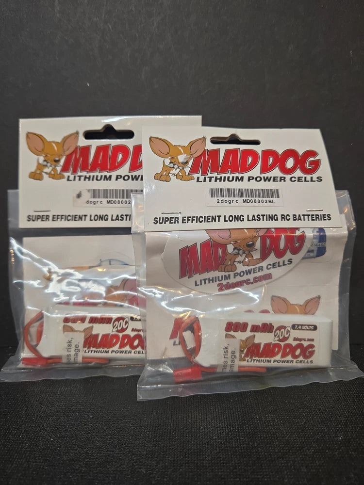 Mad Dog 7.4V RC Battery Pack 2 Pack See Details! US Seller Battery