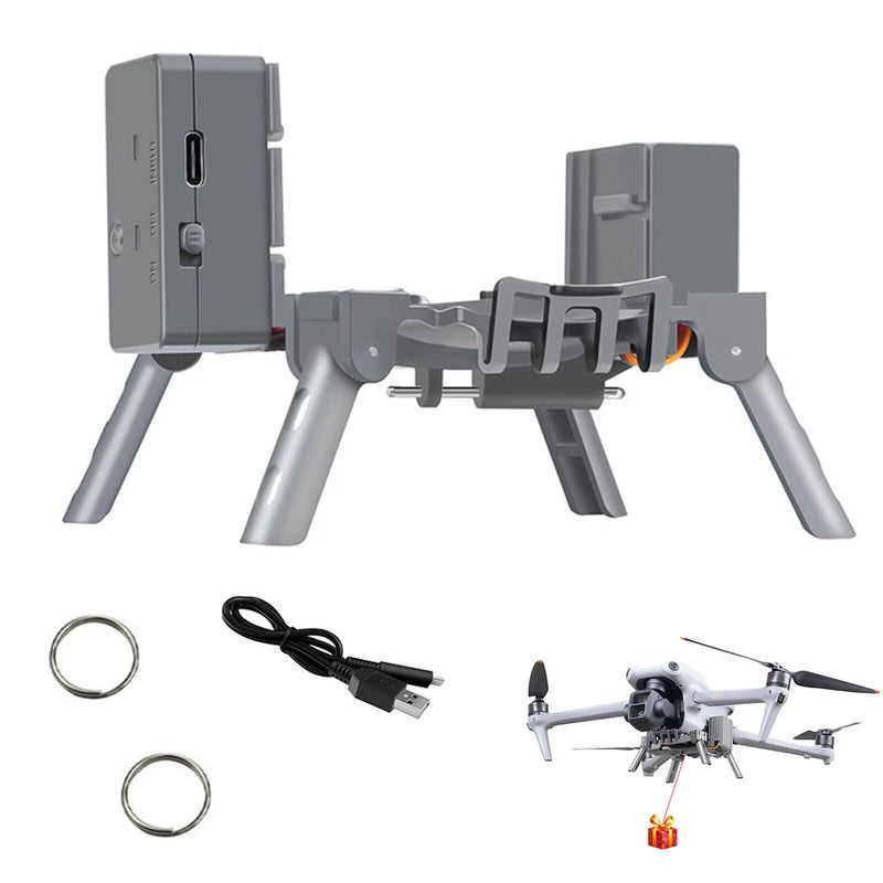 Drone Foldable Landing Gear Payload Delivery Air Drop Thrower For DJI AIR 3