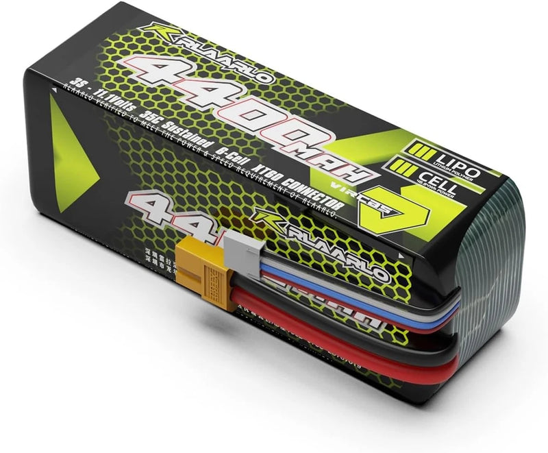3S Lipo Battery Pack 35C 11.1V 4400mah with XT60 Plug for RC car and Truck 1