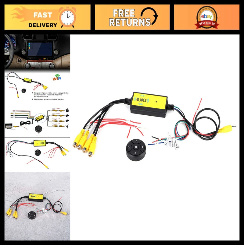4 Input Intelligent Video Switcher Converter for Car - Auto Video System Switche