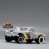 1962 Chevy Corvette Gasser Collectible 1/64 Scale Diecast Model Collector Car