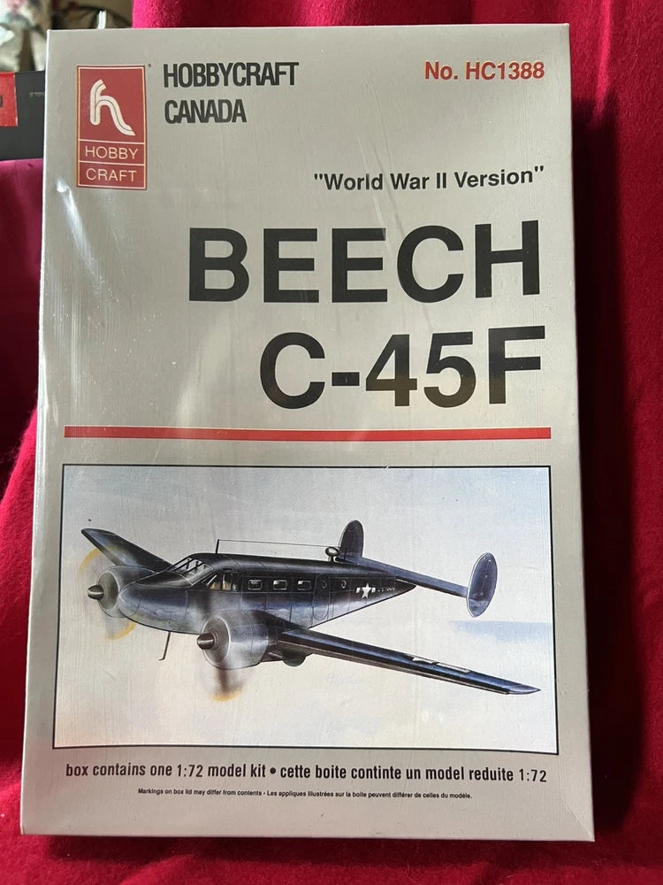 1/72 Kit Hobby Craft Hobbycraft No. HC1388 WW2 VERSION BEECH C-45 F New Sealed