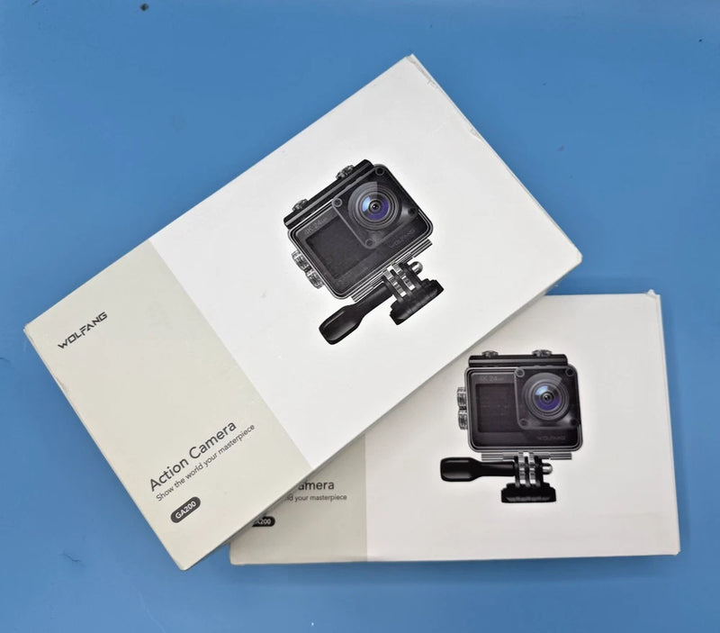 Wolfgang GA200 Action Camera 4K 30FPS 20MP 40M Waterproof Ultra HD Recording NEW