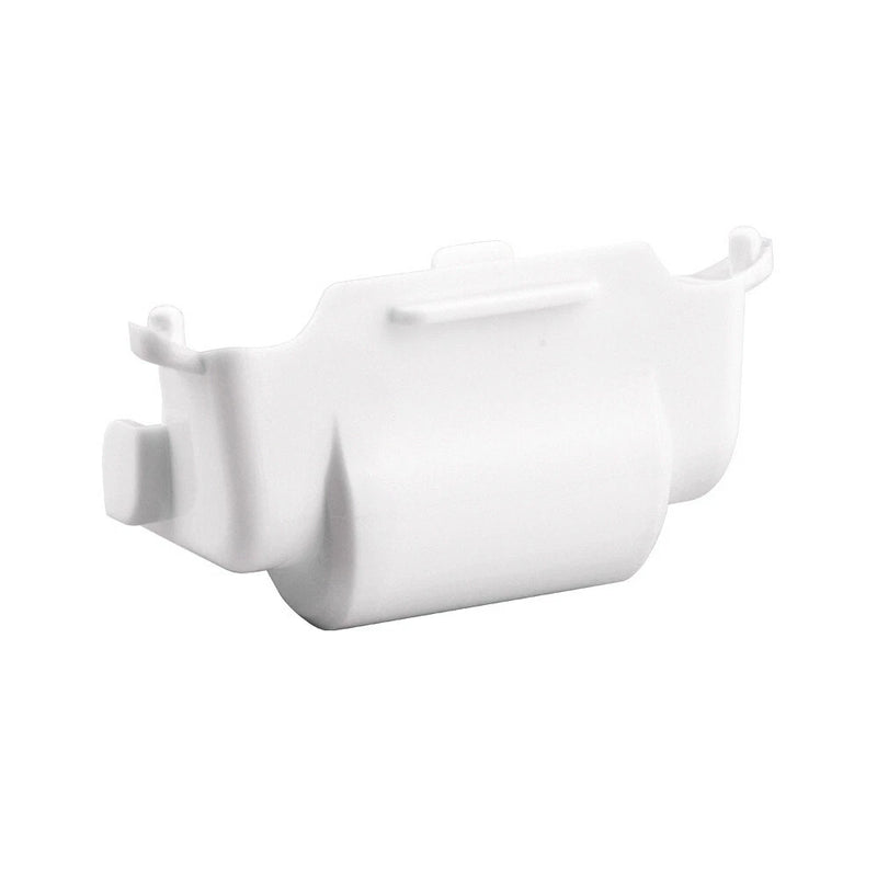 Drone gimbal lock lens cover protector, white acrylic, molded clip-on design