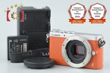 Panasonic LUMIX DMC-GM1 Orange 16.0 MP Digital Camera [Japanese Language Only]