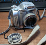 Fujifilm FinePix 2800 Zoom 2.0MP Compact Digital Camera Silver Tested #834