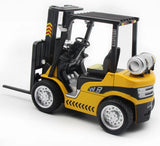 1/24 Forklift Truck Toy Diecast Model Toy Car Construction Toys Vehicle for Boys Battery
