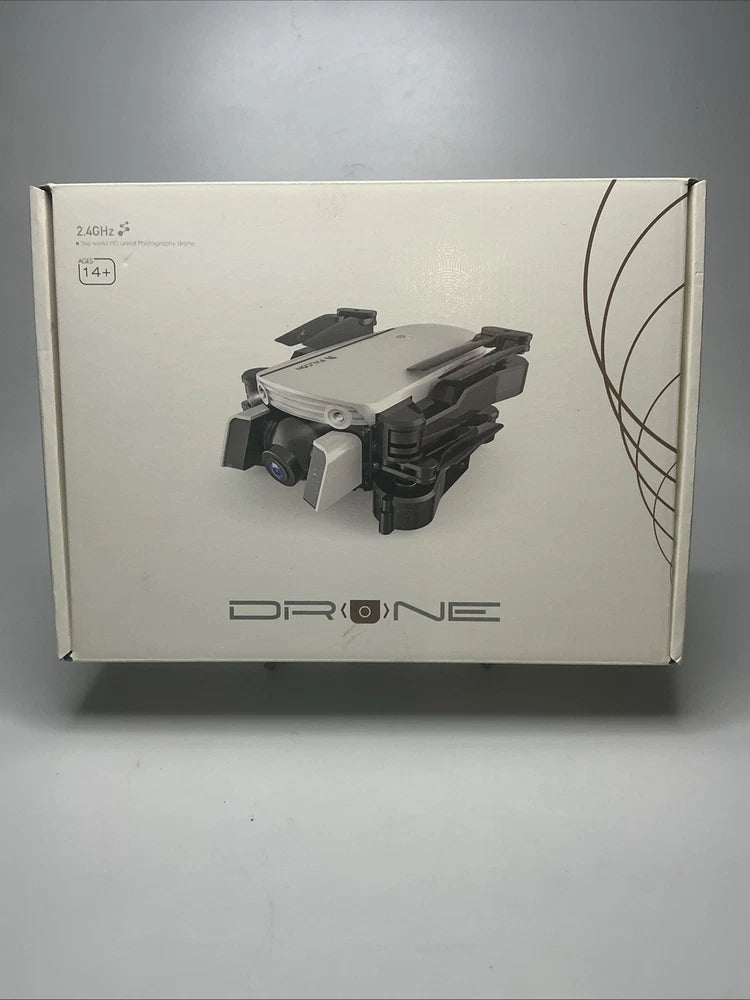 Small drone kit packaging box with DIRONE logo and pictured quadcopter camera drone
