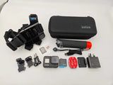 GoPro Hero 8 Black Action Camera Flooding Hand Grip + Chesty Bundle 64GB SD