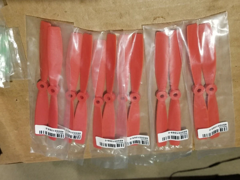 6x Packs RED 99445 Multirotor Propeller Mini Quadcopter 3" Prop (each side)