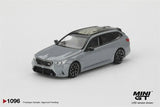 MINI GT 1:64 M5 Touring (G99) Brooklyn Grey Metallic Blister packaging Model Car