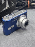 Panasonic Lumix CCD Digital Camera. Blue DMC-FX10 Bundle Battery Charger+ Leica