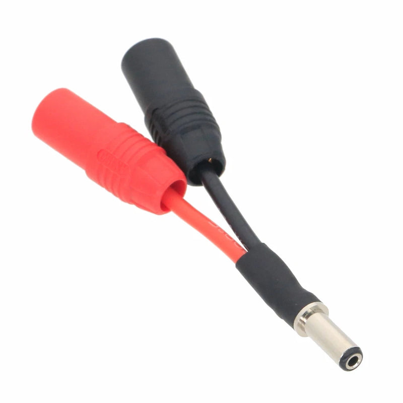 Male DC 5.5 x 2.1mm barrel CHARGE to AS150 Female cable 14AWG 5CM Battery RC FPV
