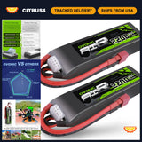 2200mAh 3S Lipo Battery 25C 11.1V with Dean Connector for RC Airplane, Car, Boat Battery