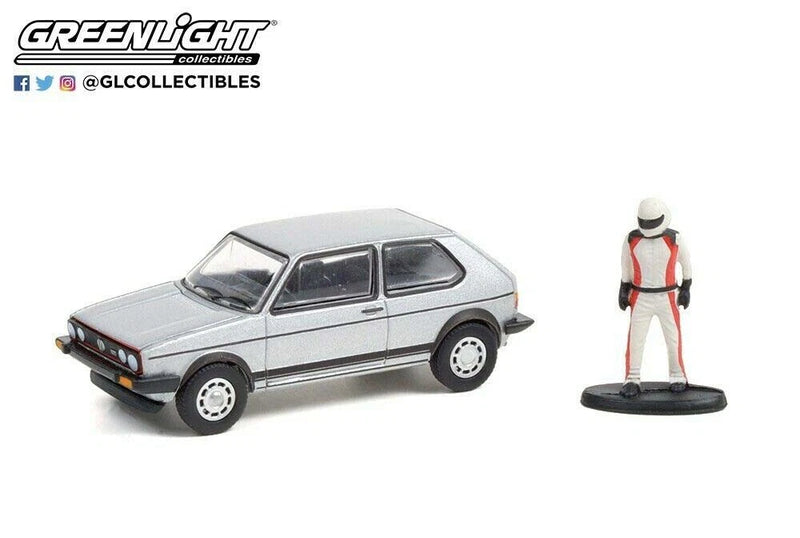 Greenlight 1:64 1976 Volkswagen Golf MKI GTi W/ Race Driver  Model 97110C-P10