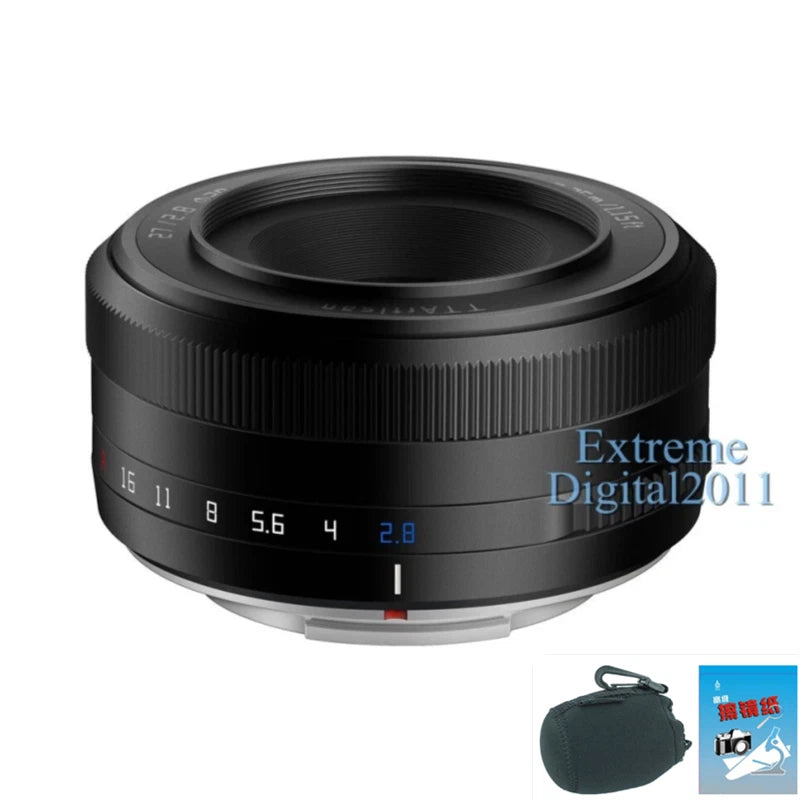 TTArtisan AF 27mm F2.8 Lens for Fujifilm XF X Mount Pro3 Pro2 T30 S20 E3 Camera
