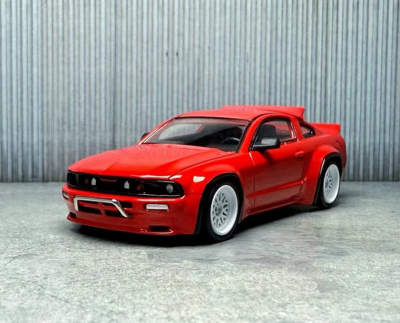ED MM 1:64 Red Mk5 S197 Mustang Muscle Widebody Sport Model Diecast Collect Car