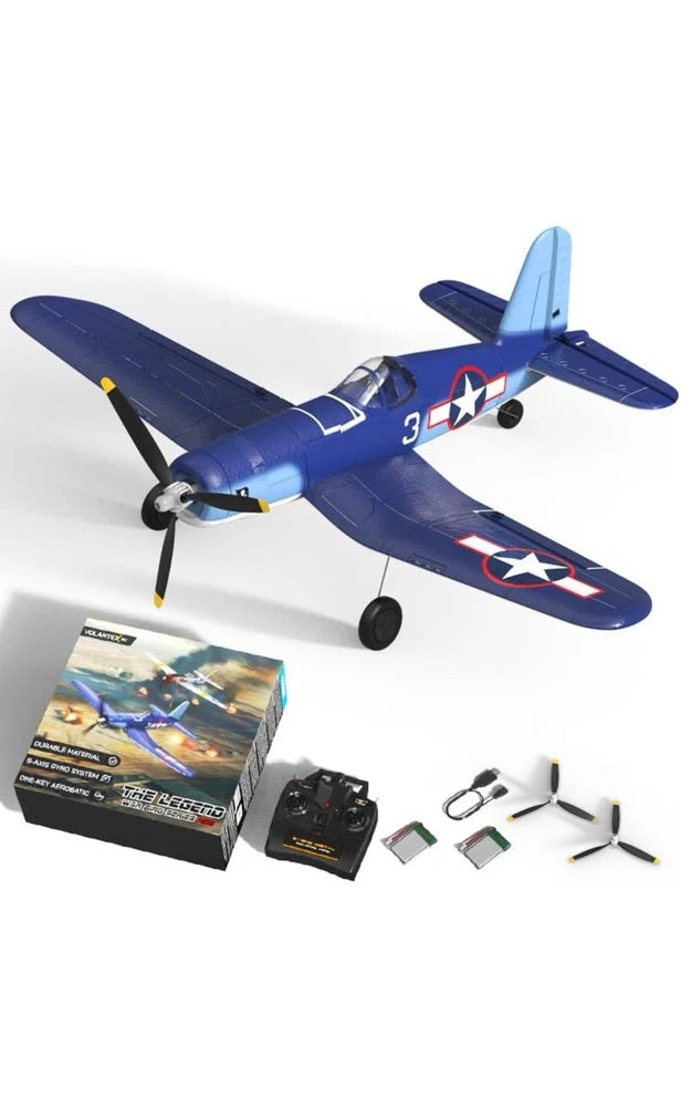 VOLANTEXRC Avi??n RC para principiantes, 4CH WWII RC Avi??n F4U Corsair con Ailero