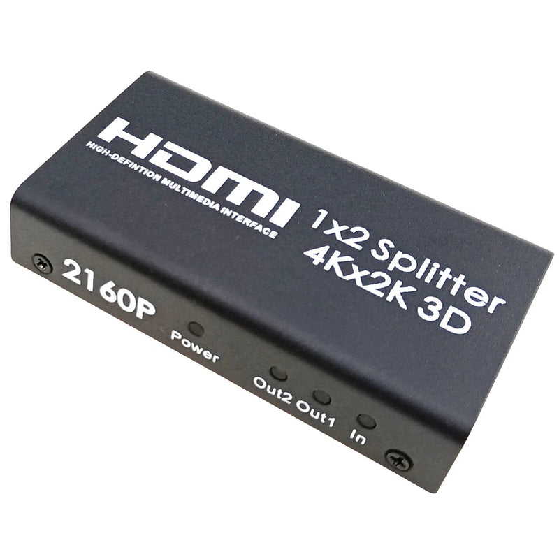 HDMI Splitter 1 In 2 Out Dual Video Output Audio Adapter 4K 2K 1080P Transmitter