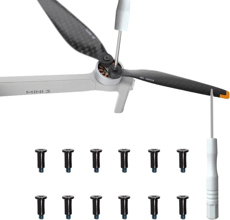For DJI Mini 3 Propeller Screw Pack Kit with Screwdriver Propellers Repair