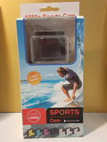 VEMONT 1080p SPORTS ACTION CAMERA WATERPROOF INCLUDES CAR HELMET & BICYCLE MOUNT