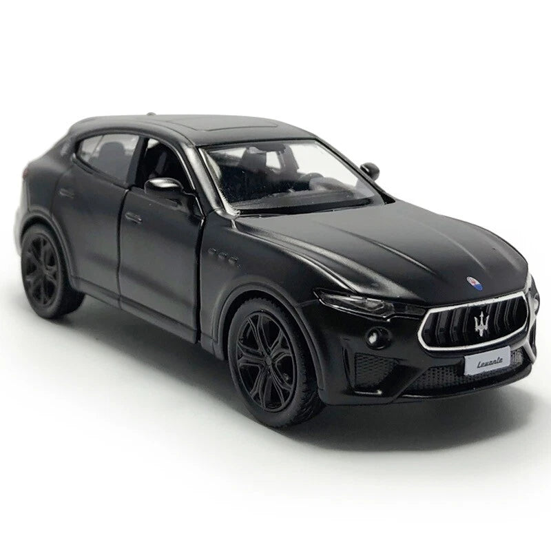 1:36 Maserati Levante GTS Model Car SUV Diecast Toy Cars Metal Vehicle Black