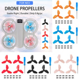 2 Pairs Drone 2016S Colour Propeller Wing Wind Blades Accessories for DJI NEO Drone
