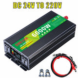 6000W Modified Sine Wave Power Inverter DC 24V to AC 220V Converter LCD Display