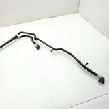 Tesla battery coolant return tube hose line with black fittings and flexible sections