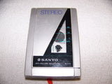 Sanyo Model M-G15 Portable Cassette Player missing Battery Cover Battery