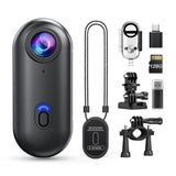 Losfom Z10 4K Action Camera, 128GB Wearable Sports Camera with Waterproof Cas...