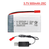 3.7V 600mAh Lipo Battery JST plug For HJ818 HJ819 509W DFDF161 X400 X800 X300C