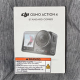 DJI Osmo Action 4 Standard Combo Waterproof Camera, Dual Touchscreens