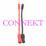 XT150 Bullet Male to 4mm Banana plug 12AWG 15CM Wire for Lipo Battery charger