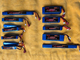 Kypom 3S 11.1 LIPO 2S 7Airsoft RC Buffer Mini Brick Crane Stick PDW Battery Pack